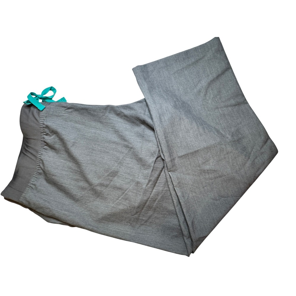FIGS Technical Collection Scrub Pants Womens XXL Petite Gray Livingston